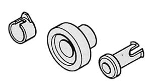 ROULETTE L.V. BIMA /3 PIECES - PETIT MODELE