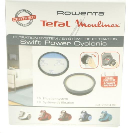 KIT FILTRES ASPIRATEUR ROWENTA SWIFT POWER CYCLONIC - ZR904301