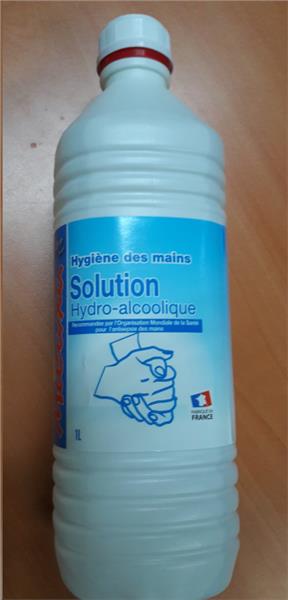 SOLUTION HYDRO ALCOOLIQUE 70% - HYGIENE DES MAINS - 1 L