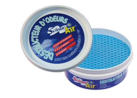 Neutraliseur d'odeur  SCLEAN'AIR - POT 250 G - Marine