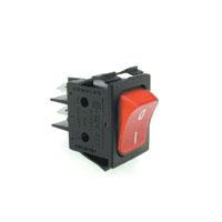 INTERRUPTEUR BIPOLAIRE LUMINEUX ROUGE 4C - 2 POSITIONS
