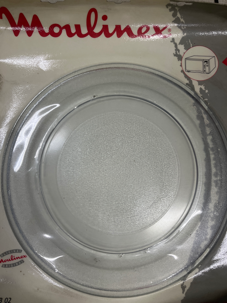 PLATEAU EN VERRE MO MOULINEX - 051 / 291 / 886 / A17 / D85 / Q96 / Y71 / W66 - DIAM 32 CM - A10B02 - Jusqu'à fin de stock