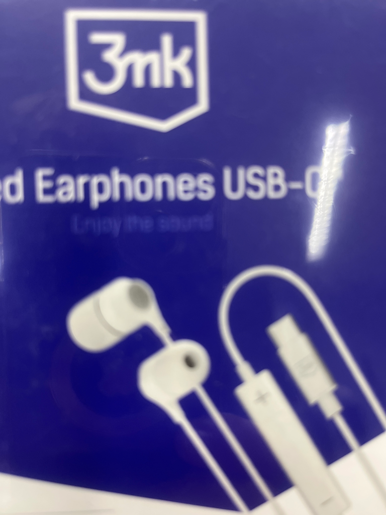 Oreillettes stéréo filaires USB-C avec micro - Blanc 