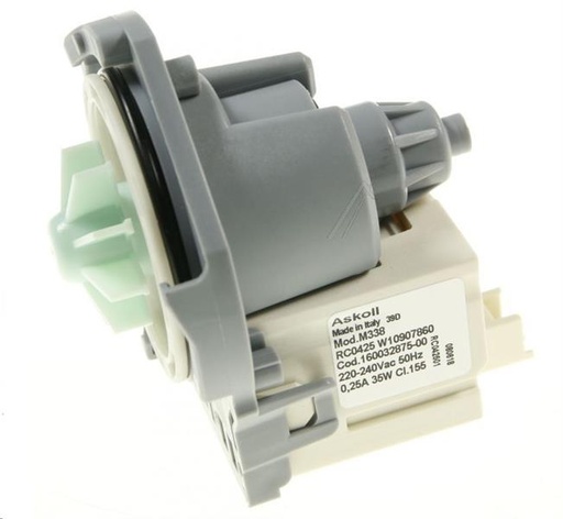 [107.001.034.009] POMPE DE VIDANGE (MOTEUR SEUL) MAGNETIQUE ML ARISTON C00386526
