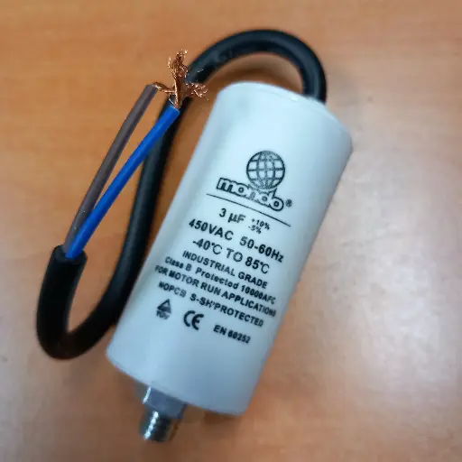 [125.000.000.045] CONDENSATEUR  3µ AVEC FILS - Volt 450