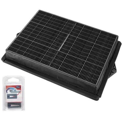 [314.008.005.034] FILTRE CHARBON HOTTE WH CHF160 481281718527 / ARISTON F00187 - C00384275 - CHF007/2 / ELICA F00421 / TYPE 160 / ELECTROLUX 9029793735 DIM.290X230X39MM