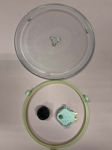 [750.009.005.002] PLATEAU M.O. WHIRLPOOL  - DIAM 28CM AVEC KIT ENTRAINEUR + ROULTETTES + MICROMOTEUR  481946670058