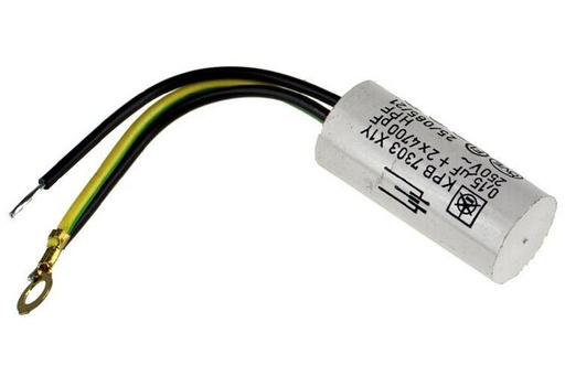 [125.000.000.049] CONDENSATEUR DEPARASITAGE 3 FILS 0,15µF