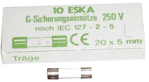 [114.009.000.040] FUSIBLE M.O.  6.3A / 5X20MM