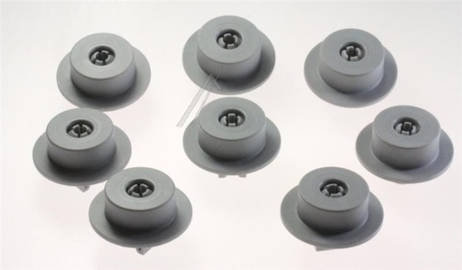 [360.002.009.032] KIT ROULETTES PANIER INFERIEUR LV ELECTROLUX   /8P. - 4055072138