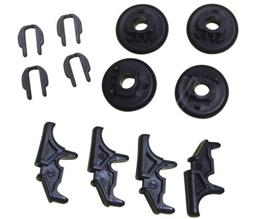 [360.002.026.006] KIT ADAPTATION ROULETTES PANIER LV MIELE /4P - 3525091 - Jusqu'à fin de stock