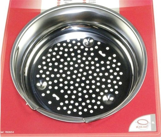 [437.012.088.001] PANIER VAPEUR RIGIDE INOX 8 A 10 L - DIAM. 23.5 - 792654