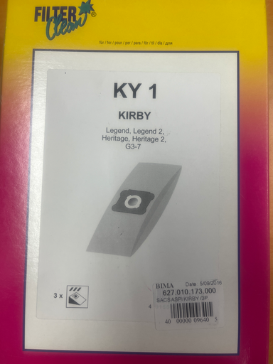 [627.010.173.000] SACS ASPI KIRBY /3P. - Legend / Heritage / G2 à G7