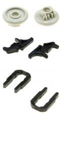 [360.002.026.007] KIT ADAPTATION ROULETTES PANIER LV MIELE - /2p. -  1236401