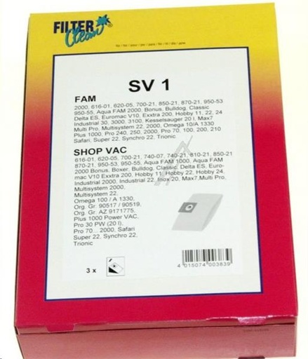 [627.010.124.001] SACS ASPI SV1 -  AQUAVAC - FAM - GOBLIN ...