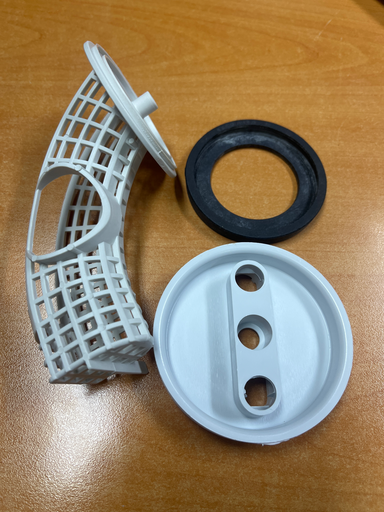 [314.001.009.000] KIT FILTRE POMPE DE VIDANGE ML ELECTROLUX / ZANUSSI 50209130009 + 3540206004 + 50099036001 - Jusqu'à fin de stock